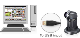 To USB input