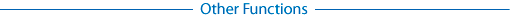 Other Functions